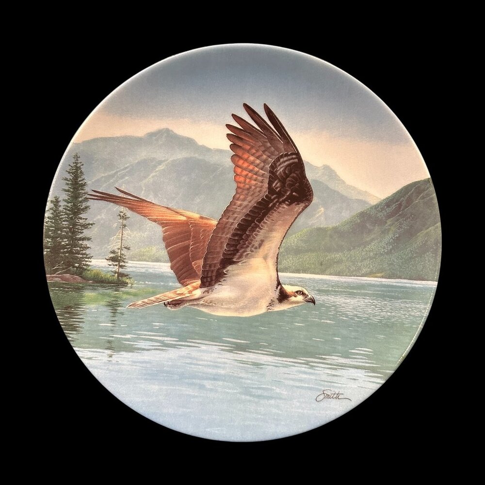 Vintage Knowles Collector Plate "The Osprey" by Daniel Smith – Wildlife Art